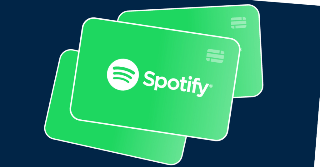Spotify gift card for you!!