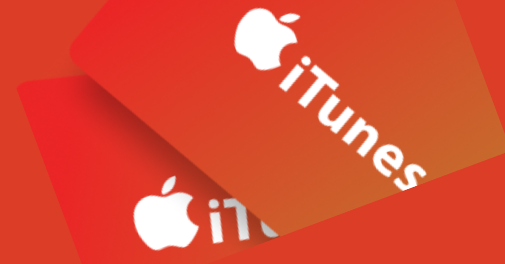 A 100% fresher iTunes gift card!!